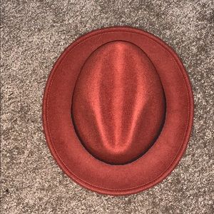 Burnt Orange Panama Hat